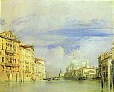 Canal Canvas Paintings - Venice. The Grand Canal.